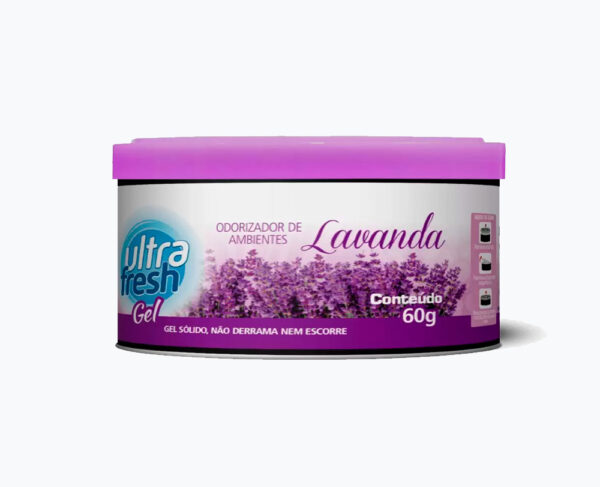 Odorizador Ultra Fresh gel lavanda 24 unidades 60g