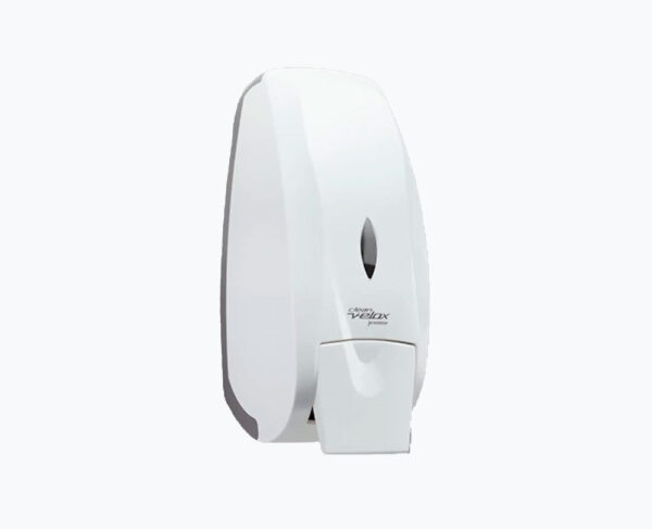 Saboneteira de abastecer Clean Velox branca caixa com 12 unidades