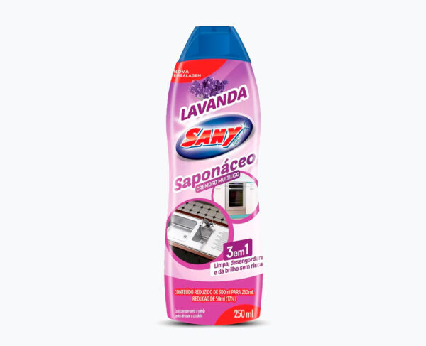 Saponáceo cermoso Sanymix multiuso lavanda 250ml 12 unidades