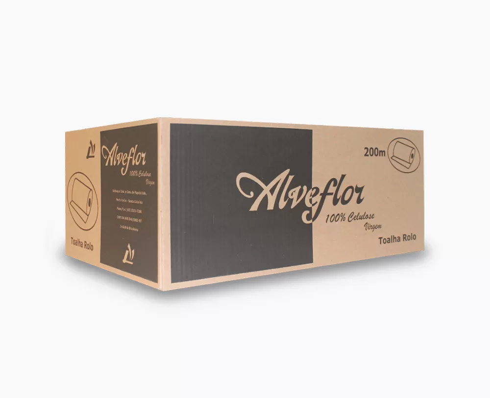 Papel Alveflor Toalha Rolo