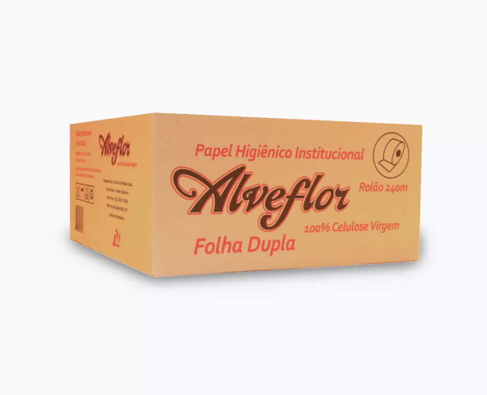 Rolo Institucional Alveflor Folha Dupla